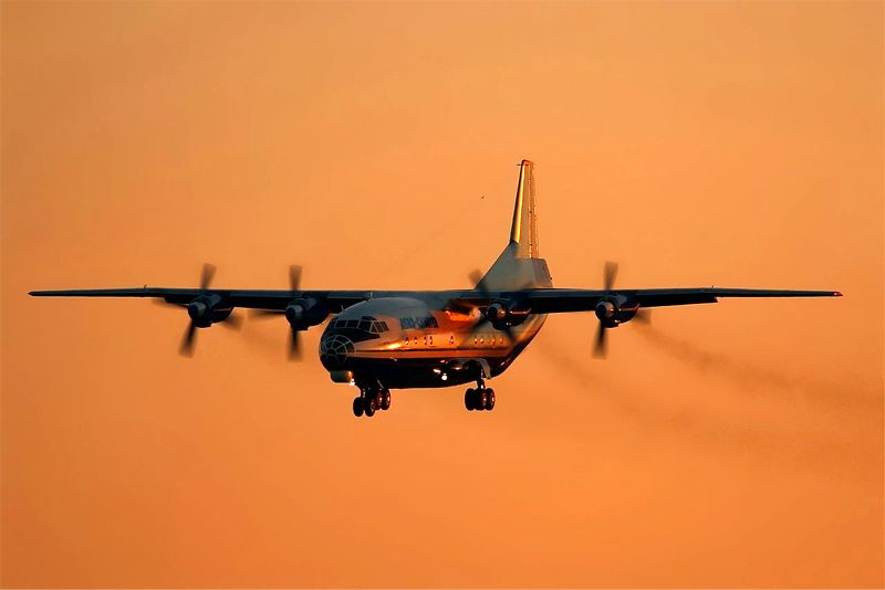 Air Charter AN-12 Cargo Freighter