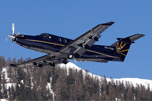Air Engiadina Pilatus PC-12 Olivati-1