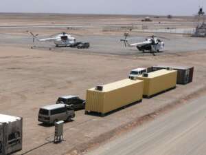 Remote Site Helicopter Base